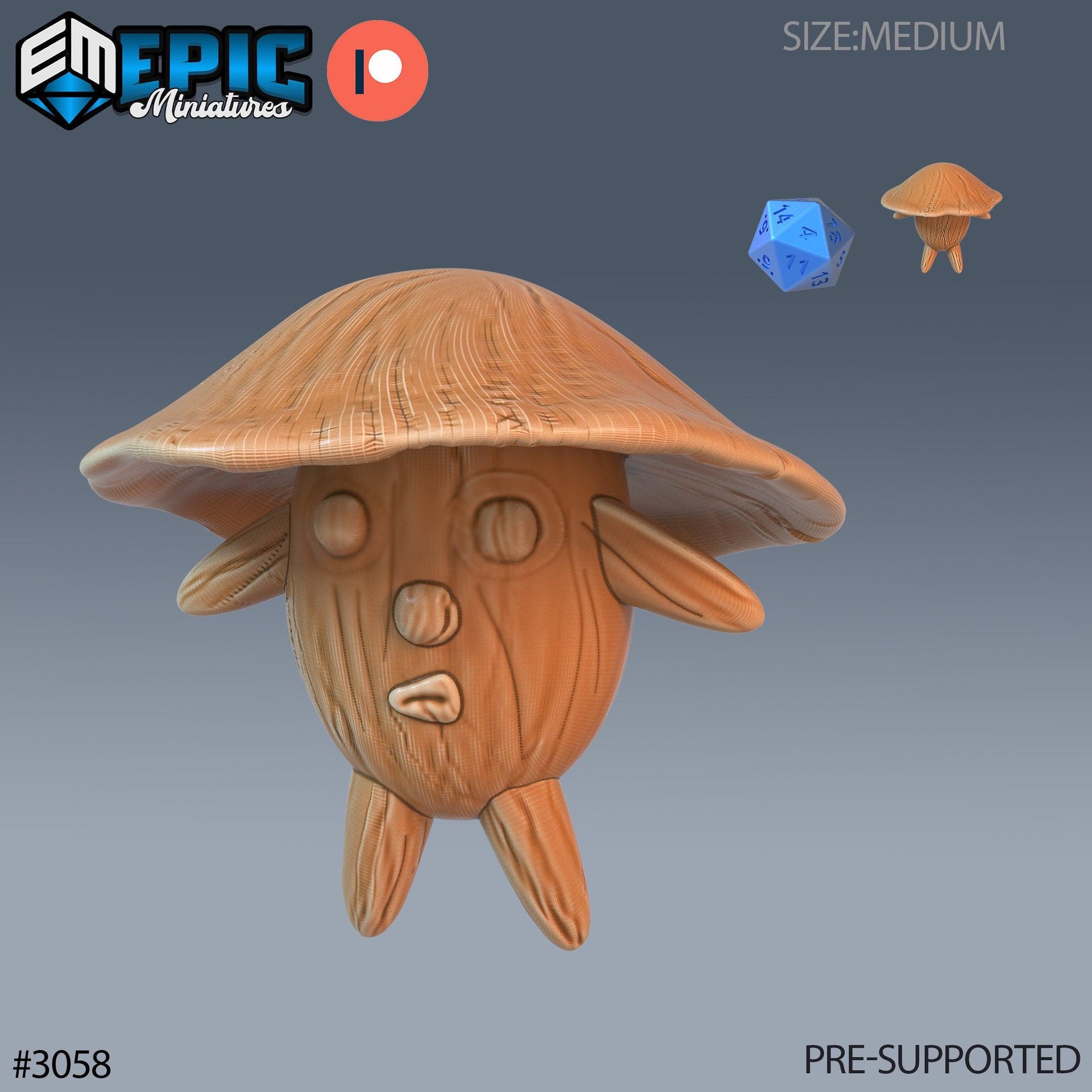 Mushroom Folk - Epic Miniatures | 28mm | 32mm | Fungus | Shroom