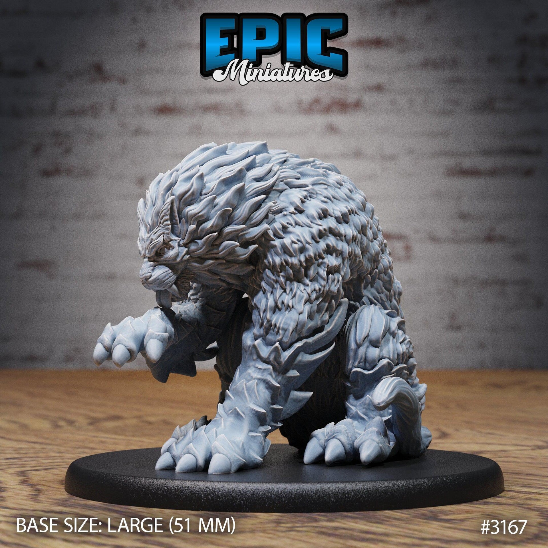 Draconic Tiger - Epic Miniatures | 28mm | 32mm | Mount | Lion | Elemental
