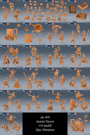 Wizard Female Player Character - Epic Miniatures | 28mm | 32mm | Sorcerer | Mage