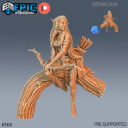 Elf Ranger Female Player Character- Epic Miniatures | 28mm | 32mm | Mercenary | Scout | Archer