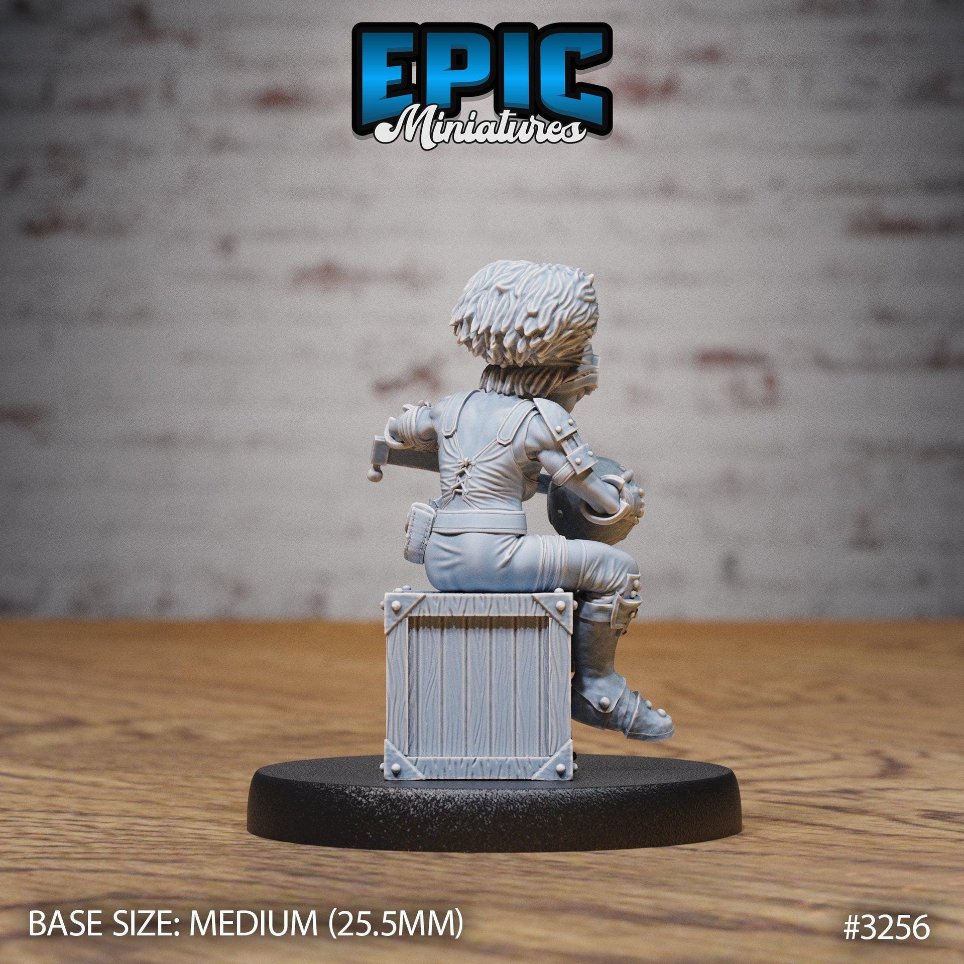 Gnome Tinkerer Female - Epic Miniatures | Steam Inventions | 28mm | 32mm | Steampunk | Engineer | Arcanist | Inventor