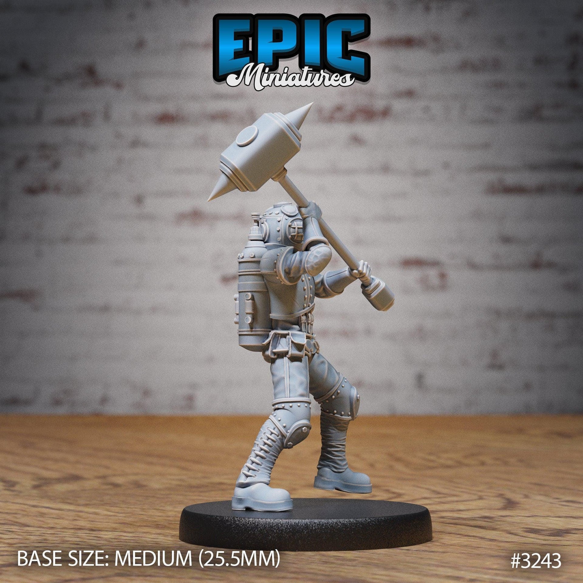 Pressure Diver - Epic Miniatures | Steam Inventions | 28mm | 32mm | Steampunk | Deep Sea | Sailor