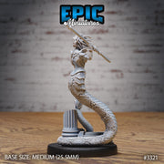 Gorgon Sisters Medusa - Epic Miniatures | 32mm | Insectoid Jungle | Snake | Fighter | Champion | Medusa
