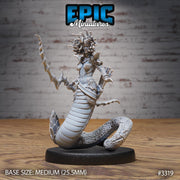 Gorgon Sisters Medusa - Epic Miniatures | 32mm | Insectoid Jungle | Snake | Fighter | Champion | Medusa
