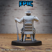 Marshal- Epic Miniatures | 28mm | 32mm | Fantasy Wild West | Sheriff | Cowboy | Rifle Sharpshooter