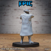 Marshal- Epic Miniatures | 28mm | 32mm | Fantasy Wild West | Sheriff | Cowboy | Rifle Sharpshooter