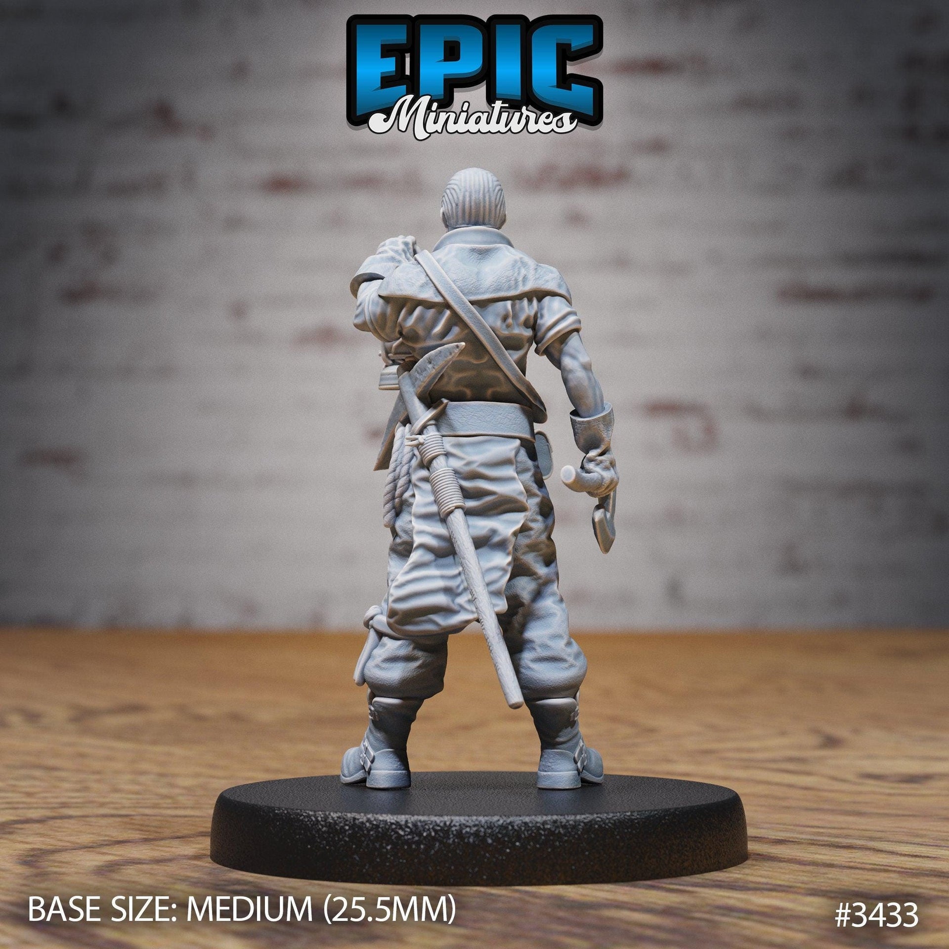 Gold Prospector - Epic Miniatures | 28mm | 32mm | Fantasy Wild West | Bandit | Cowboy | Miner| Pickaxe | Lamp
