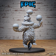 Circus Bear - Epic Miniatures | Ninth Age | 32mm | Nightsky Carnival | Circus | Big Top | Powerlifting | Unicycle | Juggling