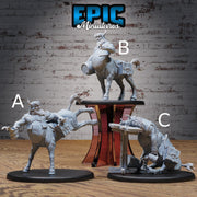 Drunk Centaur - Epic Miniatures | Ninth Age | 32mm | Nightsky Carnival | Circus | Big Top | Beer | Keg | Tavern