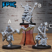 Orient Metal Bard - Epic Miniatures | Ninth Age | 32mm |Iron Fist Tournament | Instrument | Guitar | Magic