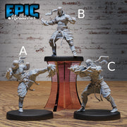 Fire Style Kung Fu Master - Epic Miniatures | Ninth Age | 32mm |Iron Fist Tournament | Martial Artist | Fighter | Brawler | Monk