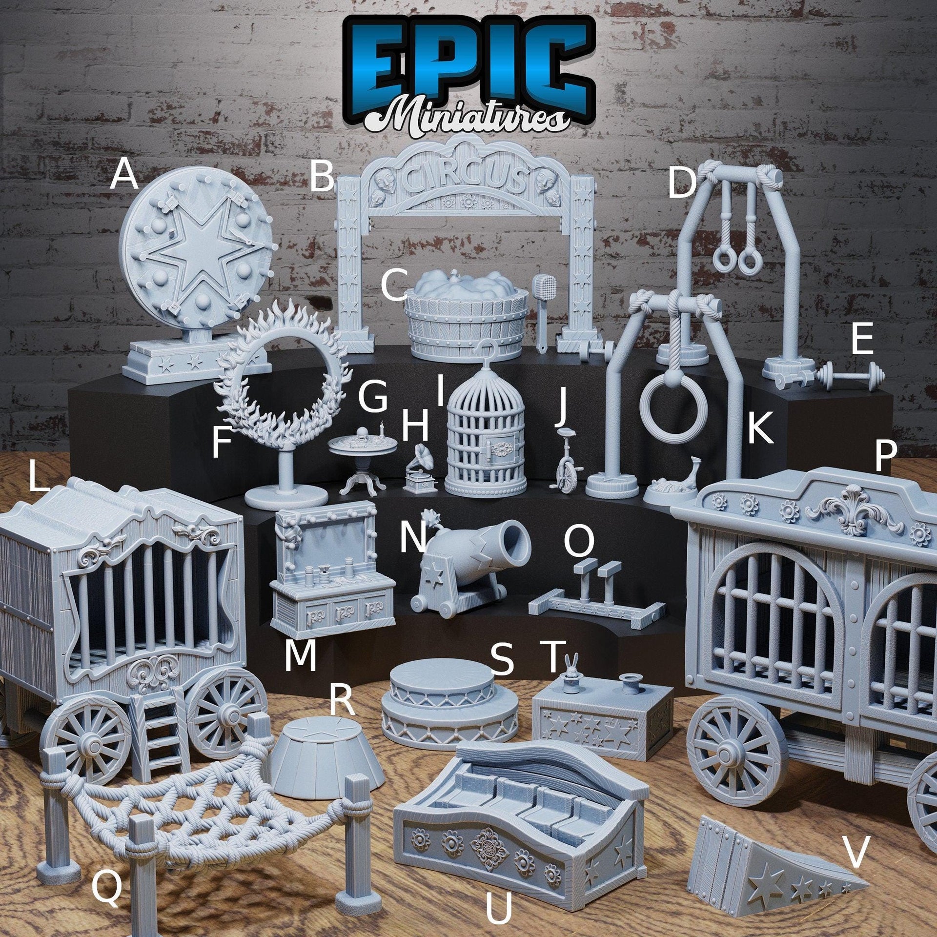 Carnival Scatter Terrain- Epic Miniatures