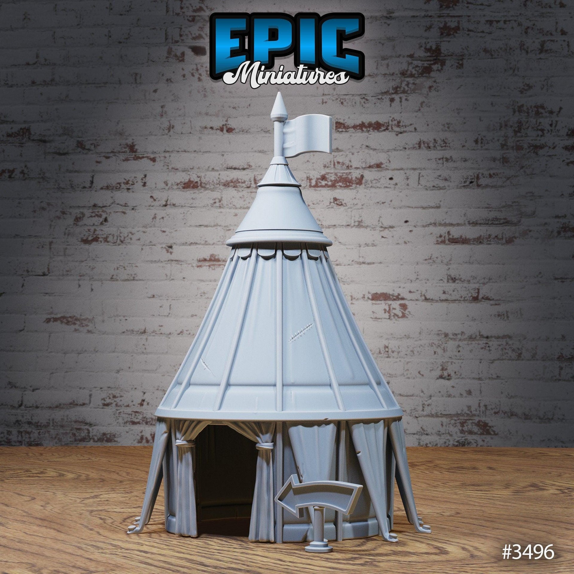 Carnival Tents - Epic Miniatures | Ninth Age | 32mm | Nightsky Carnival | Circus | Big Top | Stands | Ring