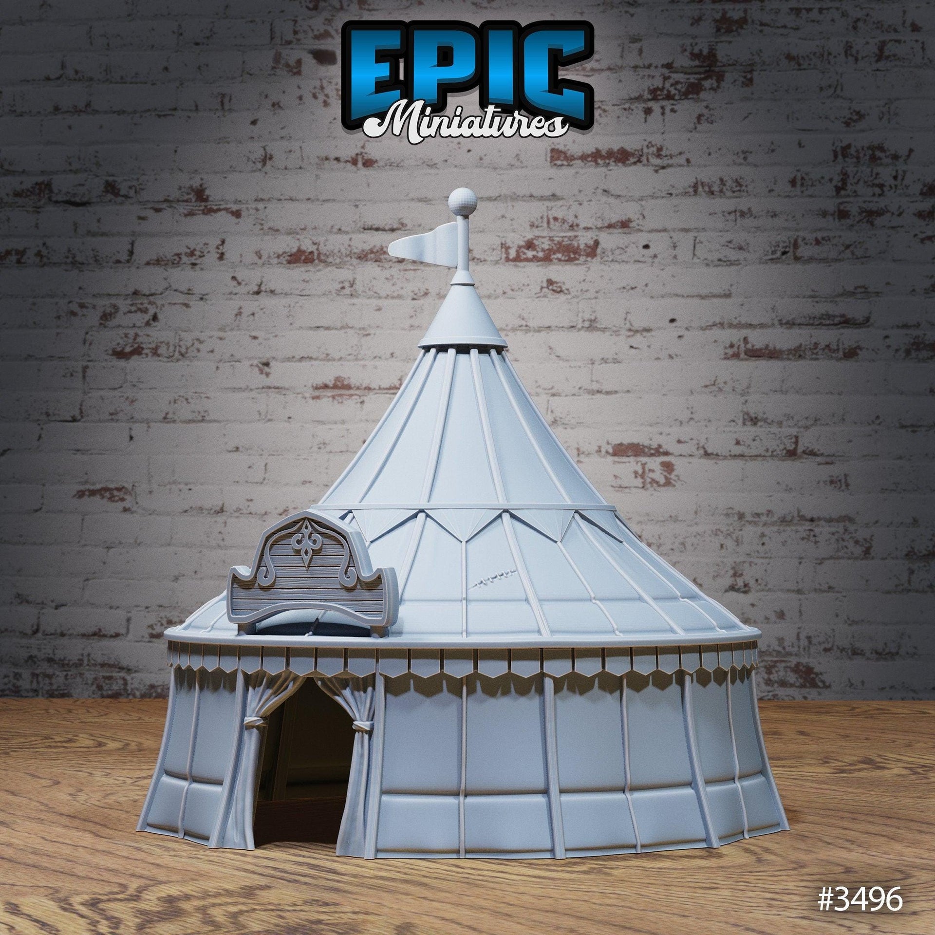 Carnival Tents - Epic Miniatures | Ninth Age | 32mm | Nightsky Carnival | Circus | Big Top | Stands | Ring