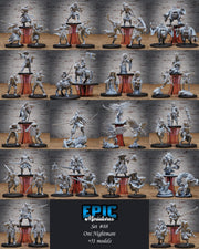 Eastern Skeleton Army - Epic Miniatures | 28mm | 32mm | Oni Nightmare | Yokai | DNecromancer | Crossbow | Mage | Spear | Mercenary
