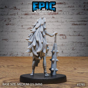 Blue Oni Girl - Epic Miniatures | 28mm | 32mm | Oni Nightmare | Yokai | Demon | Japanese Folklore | Ogre