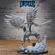 Tengu Bird Folk Lord - Epic Miniatures | 28mm | 32mm | Oni Nightmare | Fighter | Warrior | Monk | Eagle