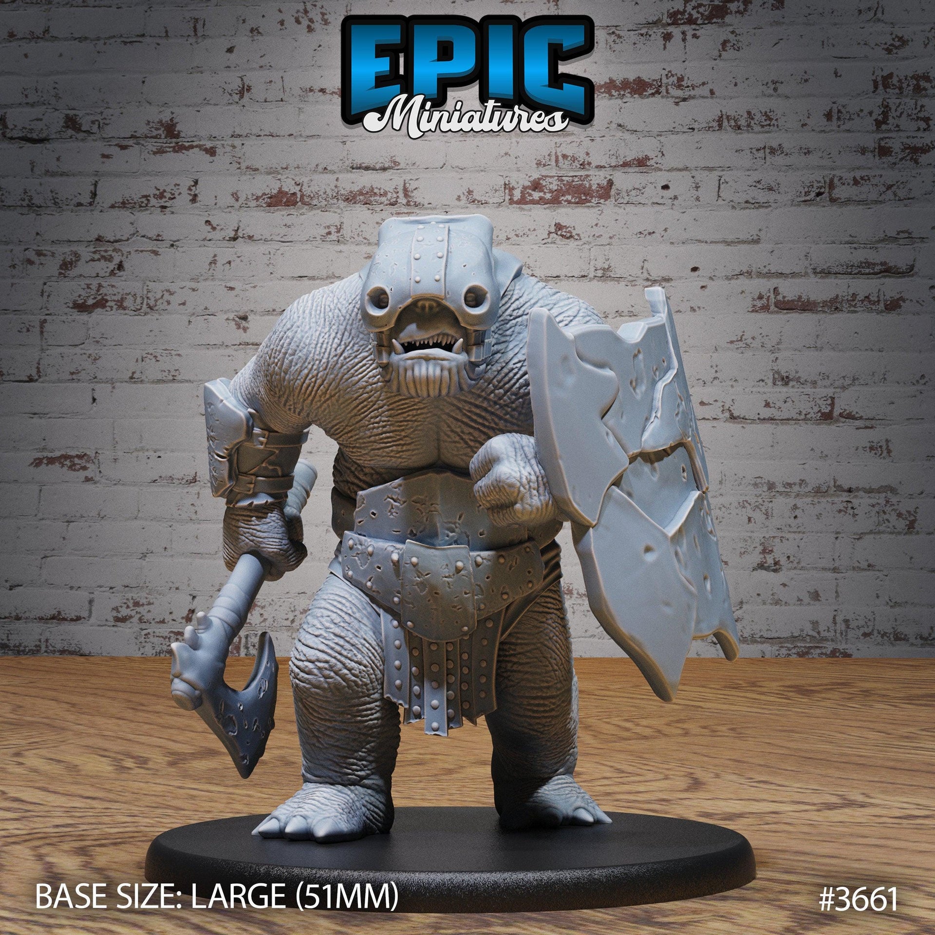 Marauder Troll - Epic Miniatures | 28mm | 32mm | Bandit Camp | Fighter | Siege | Ogre | War