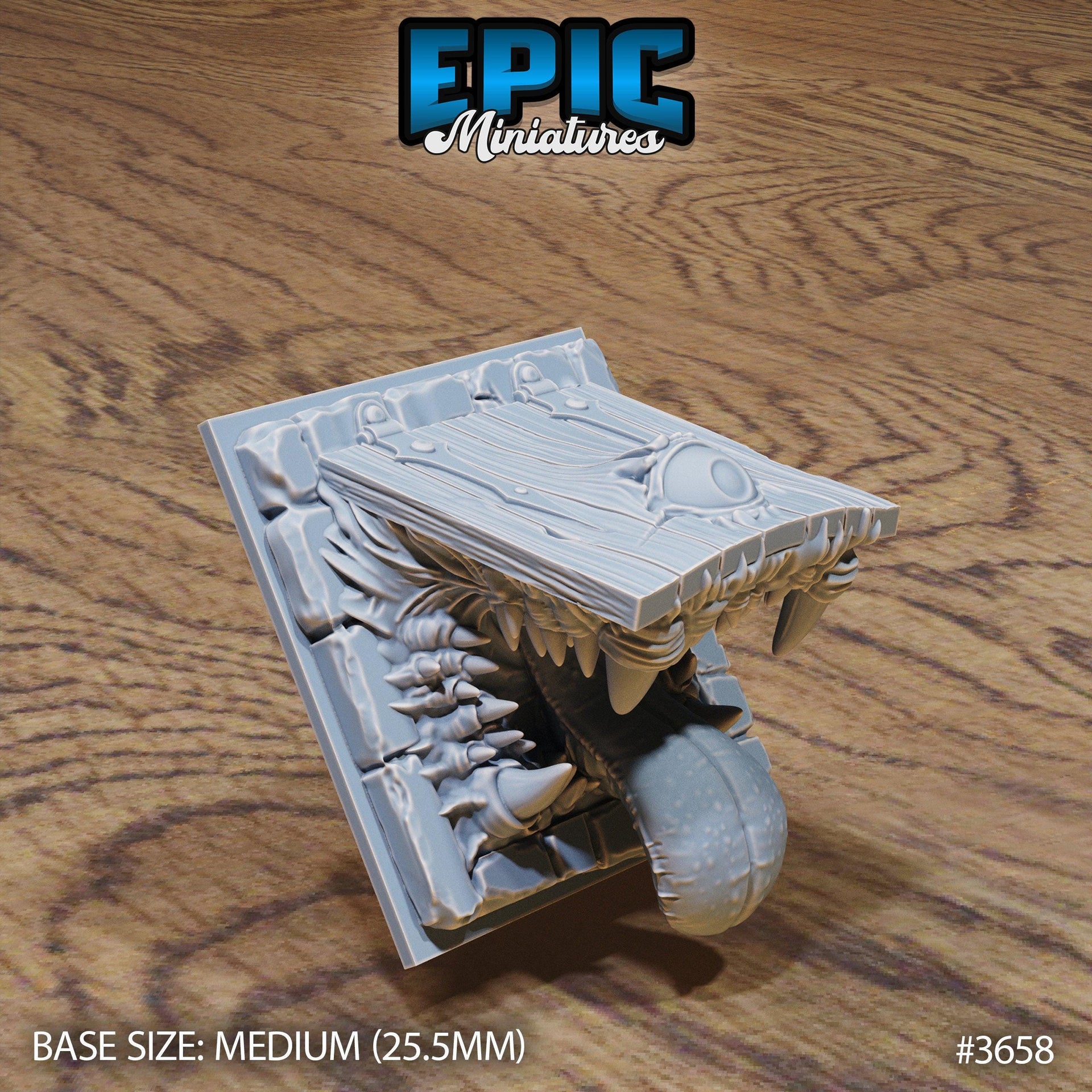Mimic Trapdoor- Epic Miniatures | 28mm | 32mm | Bandit Camp | Toilet | Hatch