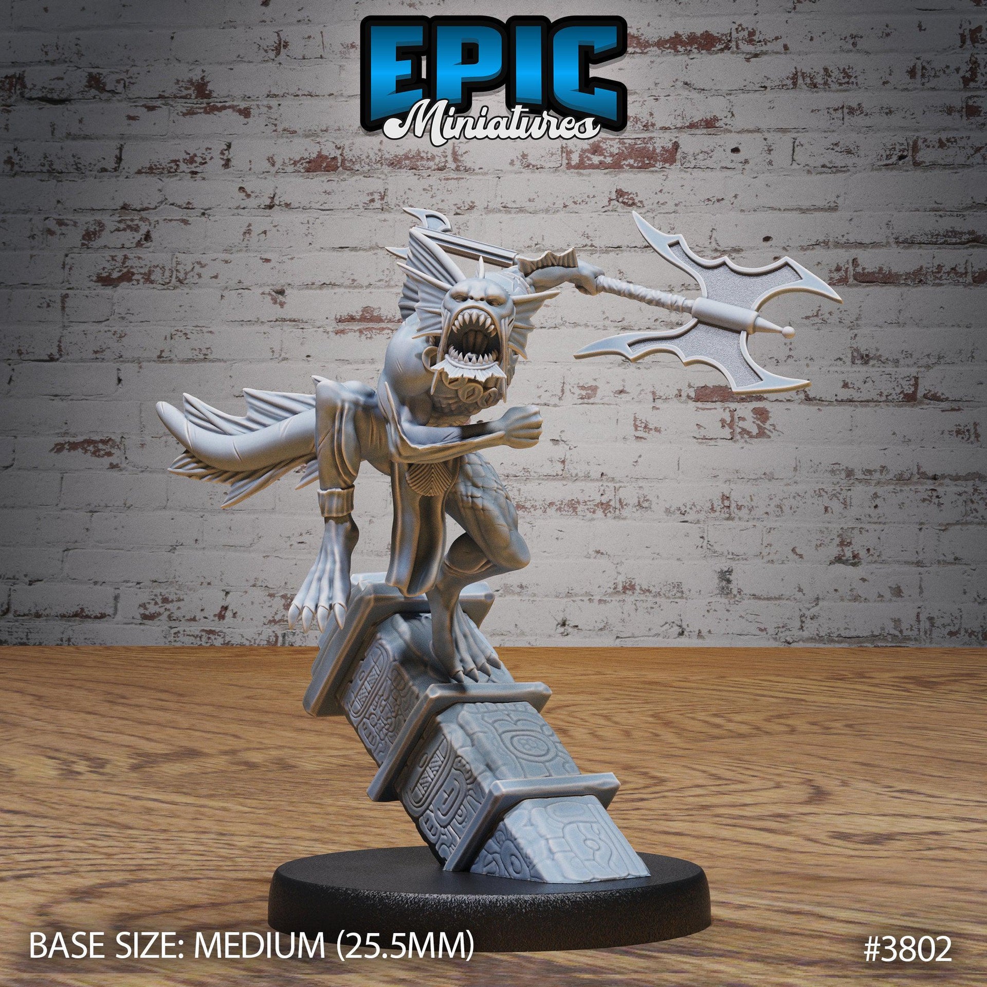 Jungle River Fish Folk - Epic Miniatures | New World Conquest | 28mm | 32mm| Fighter | Barbarian