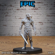 Crocodile Folk Warrior - Epic Miniatures | New World Conquest | 28mm | 32mm | Lizardfolk | Barbarian | Fighter