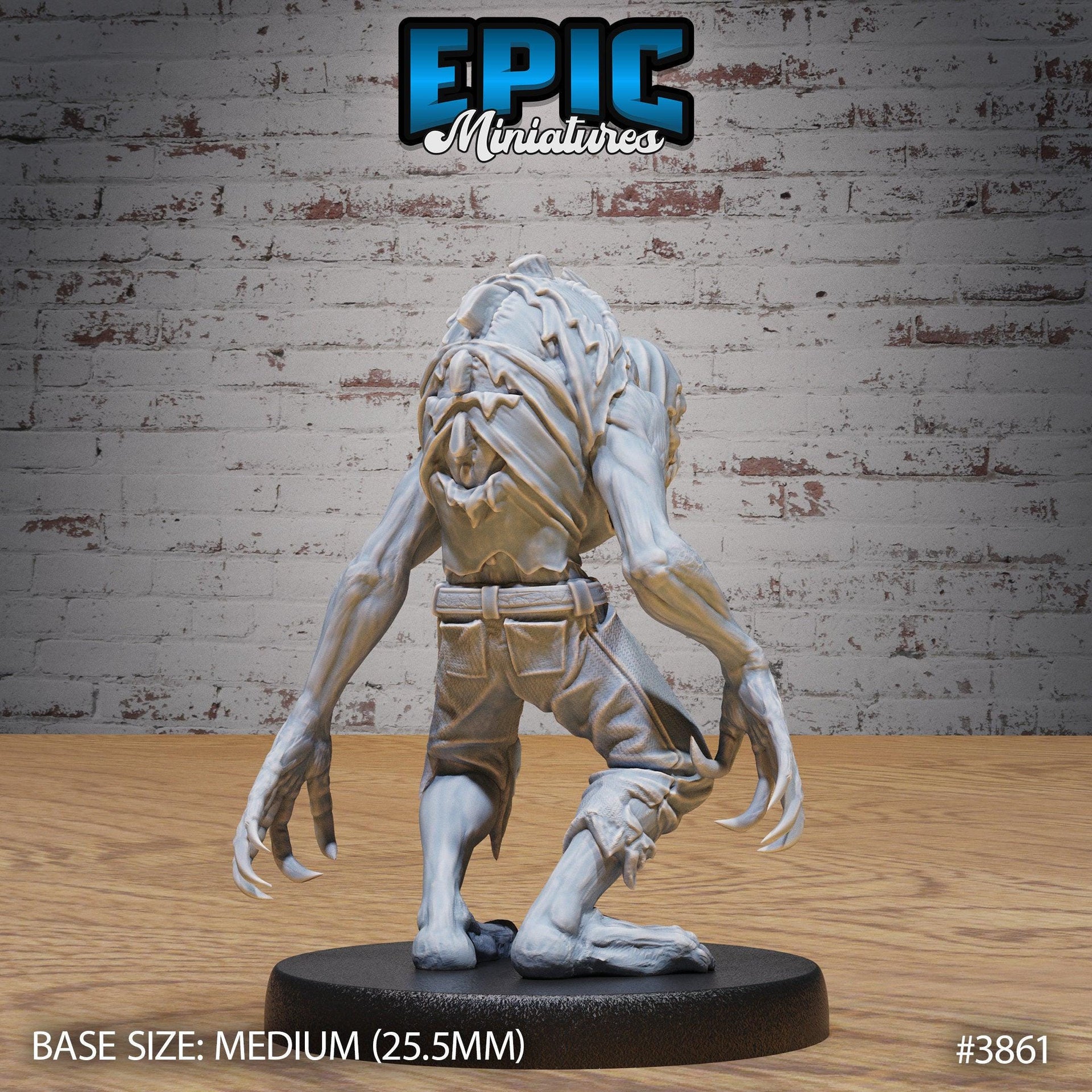 Common Ghoul - Epic Miniatures | Gruesome Graveyard | 28mm | 32mm | Zombie | Undead | Demon