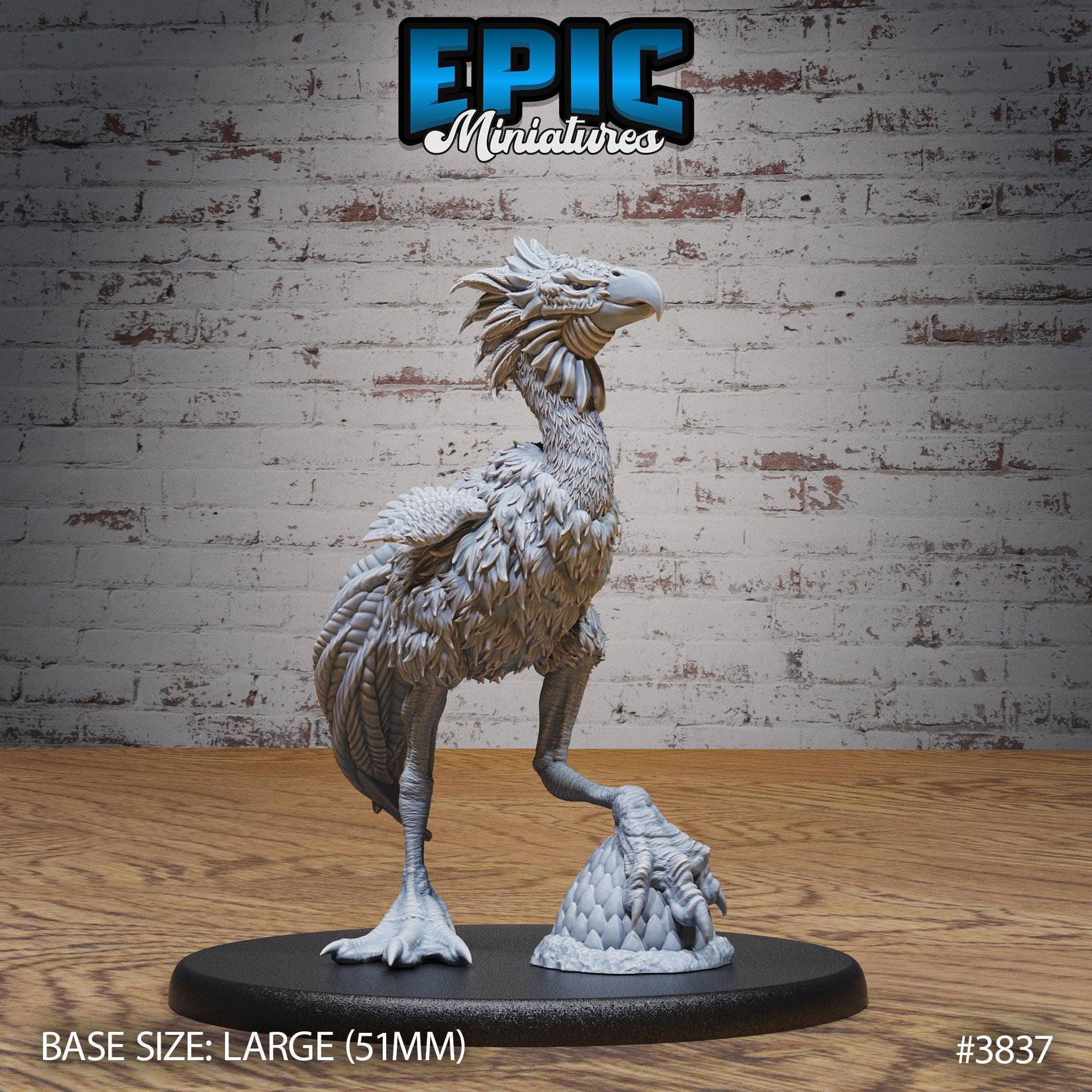 Terror Bird Classic - Epic Miniatures | New World Conquest | 28mm | 32mm | Dinosaur | Ostrich