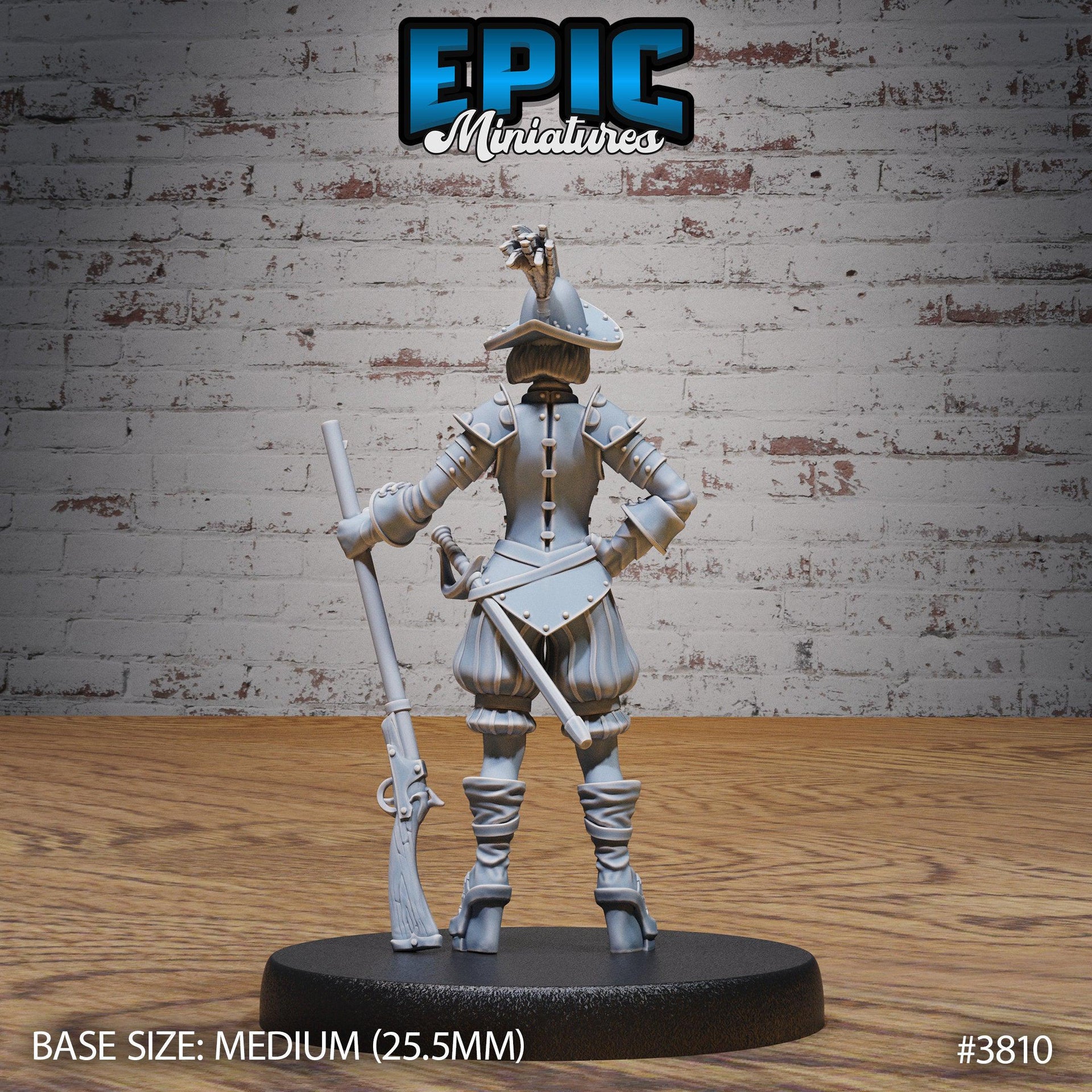 Young Conquistador Female - Epic Miniatures | New World Conquest | 28mm | 32mm | Spanish | Knight | Musketeer