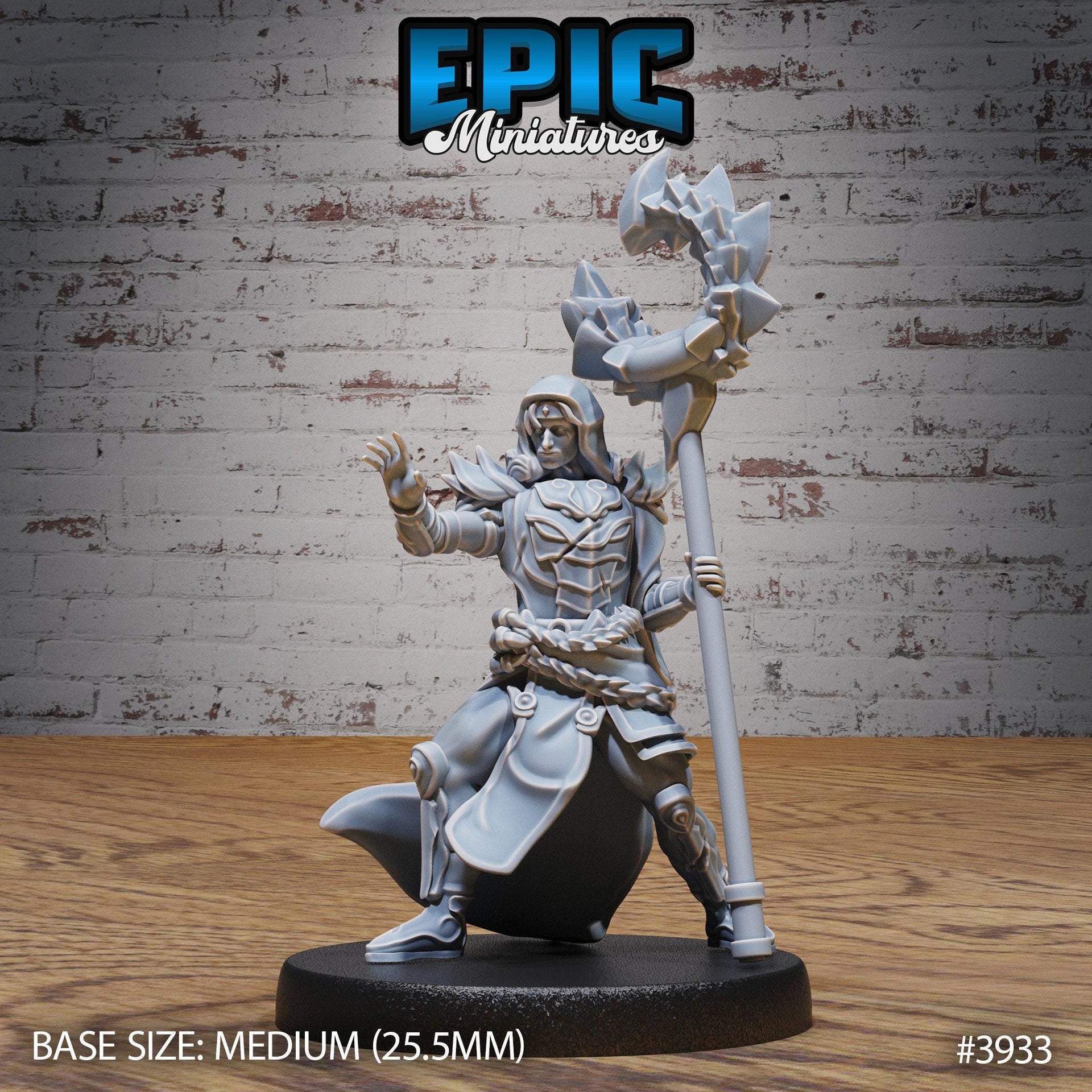 Guild Sorcerer- Epic Miniatures | 28mm | 32mm | Demonic Guild | Mage | Wizard | Armored