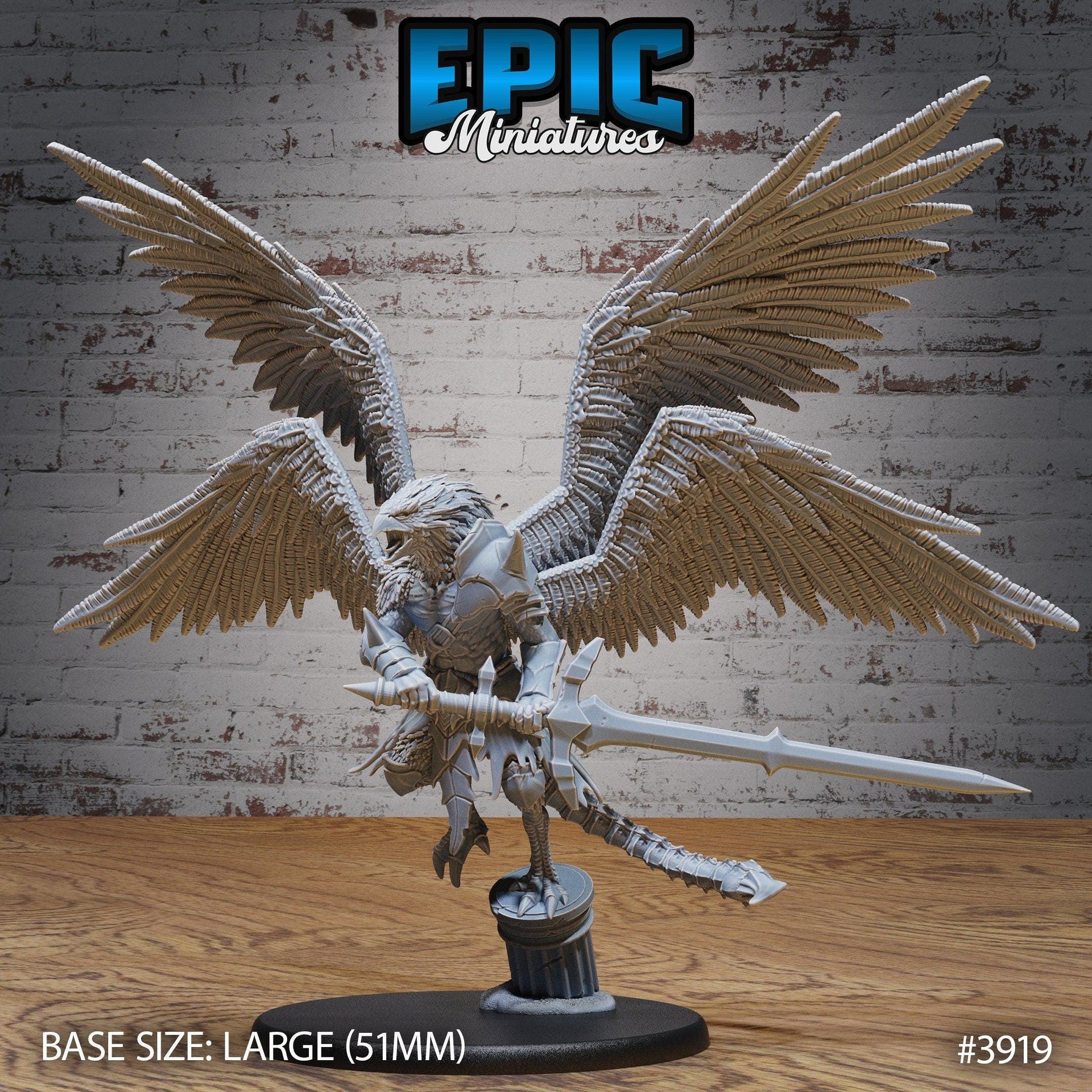 Demon Lord Pazuzu - Epic Miniatures | 28mm | 32mm | Demonic Guild | Eagle | Bird folk