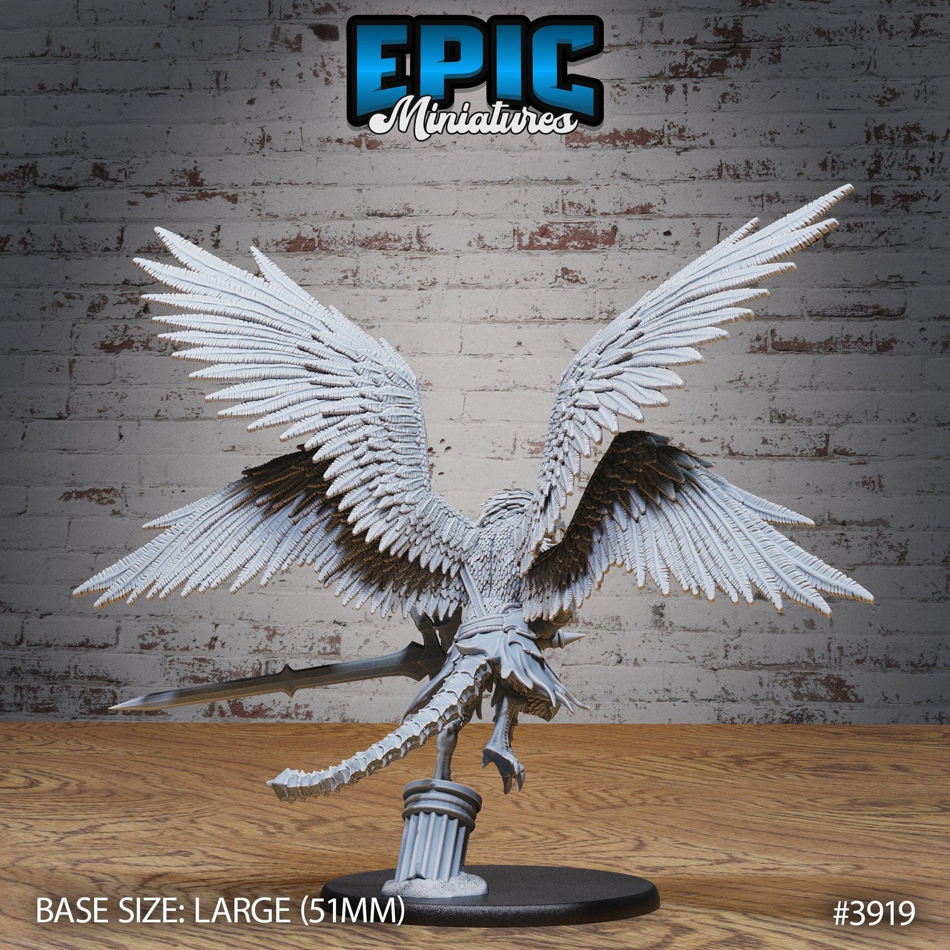 Demon Lord Pazuzu - Epic Miniatures | 28mm | 32mm | Demonic Guild | Eagle | Bird folk