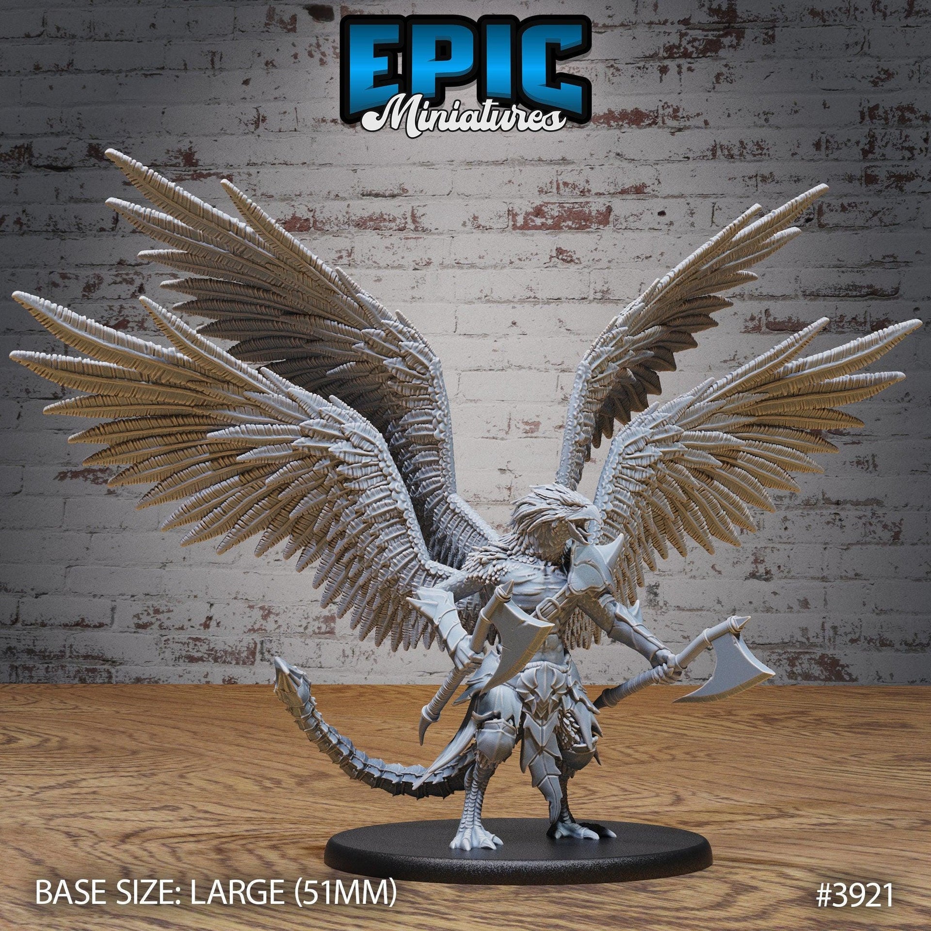 Demon Lord Pazuzu - Epic Miniatures | 28mm | 32mm | Demonic Guild | Eagle | Bird folk