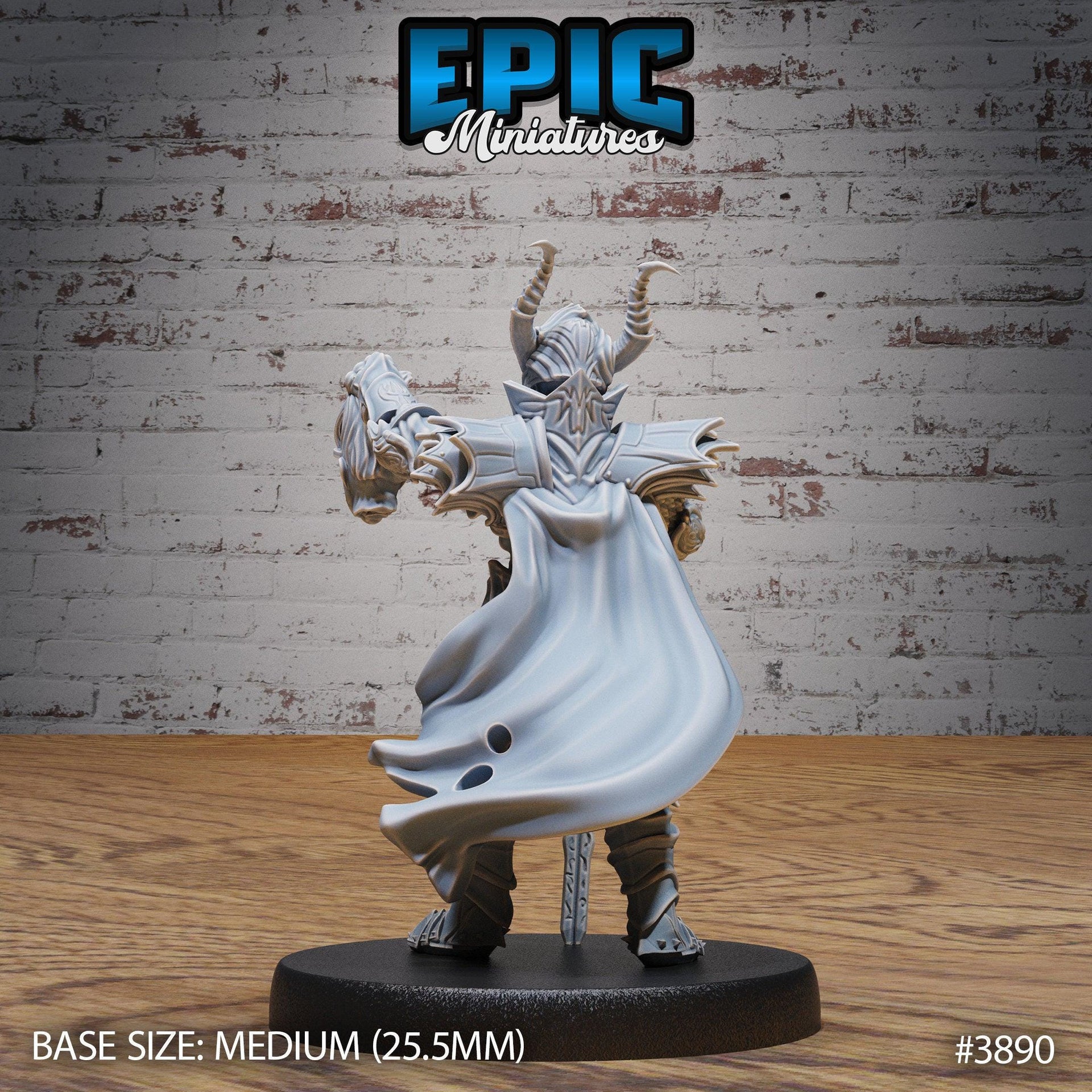 Black Guard Knight - Epic Miniatures | 28mm | 32mm | Demonic Guild | Chaos | Dark Paladin