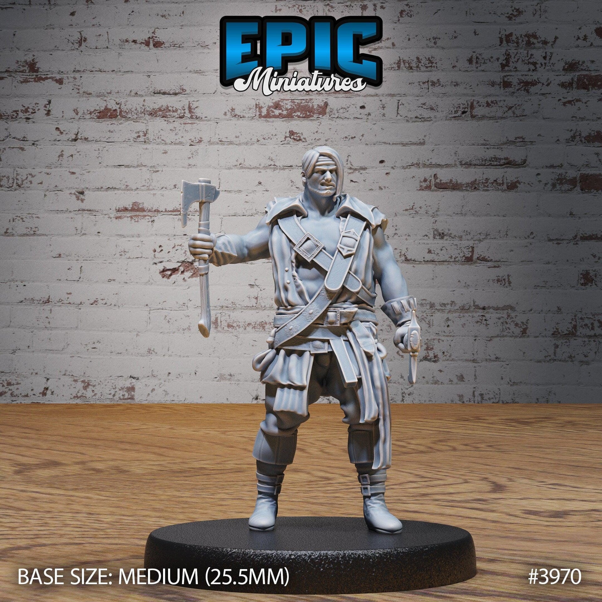 Harbor Worker - Epic Miniatures | 32mm | Sinister Harbor | Pirate | Sailor | Bandit