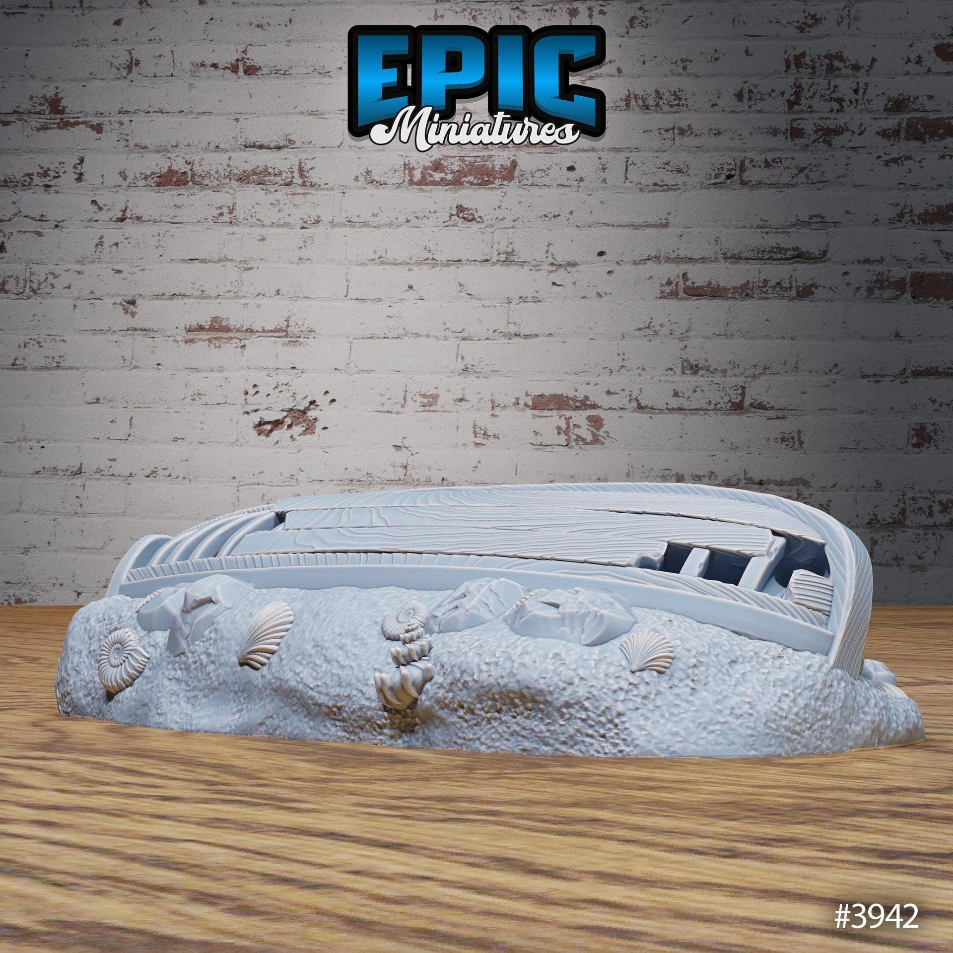 Harbor Boats - Epic Miniatures | Sinister Harbor | D&D | Wargaming | Roleplaying Games | 32mm | Sail | Shipwreck