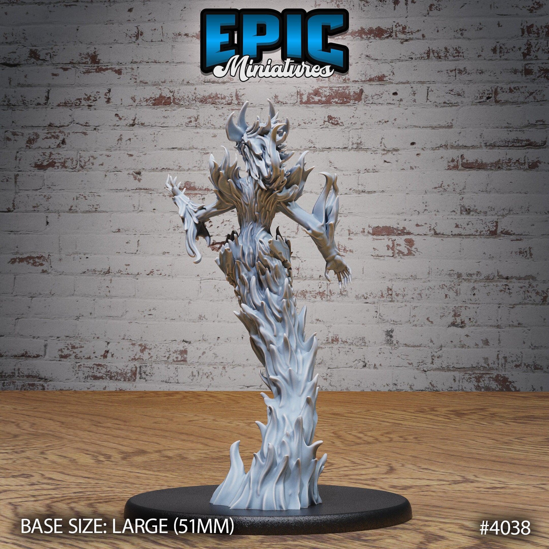 Fire Elemental Female - Epic Miniatures | Elemental Lands | 28mm | 32mm | Demon | Fighter