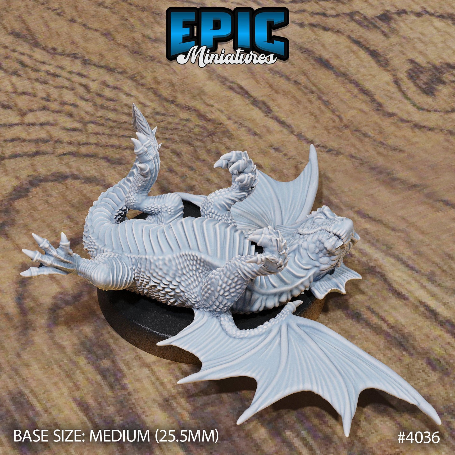 Red Dragon Wyrmling - Epic Miniatures | Elemental Lands | 28mm | 32mm | Baby | Medium