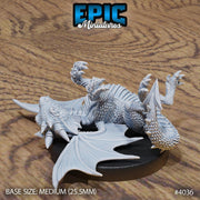 Red Dragon Wyrmling - Epic Miniatures | Elemental Lands | 28mm | 32mm | Baby | Medium