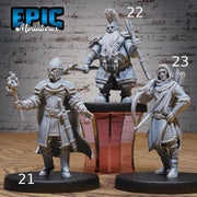 Villagers 3! - Epic Miniatures | 32mm | Festival Village | Child | Drunk | Guard | Farmer | Bard | Merchant | Cart