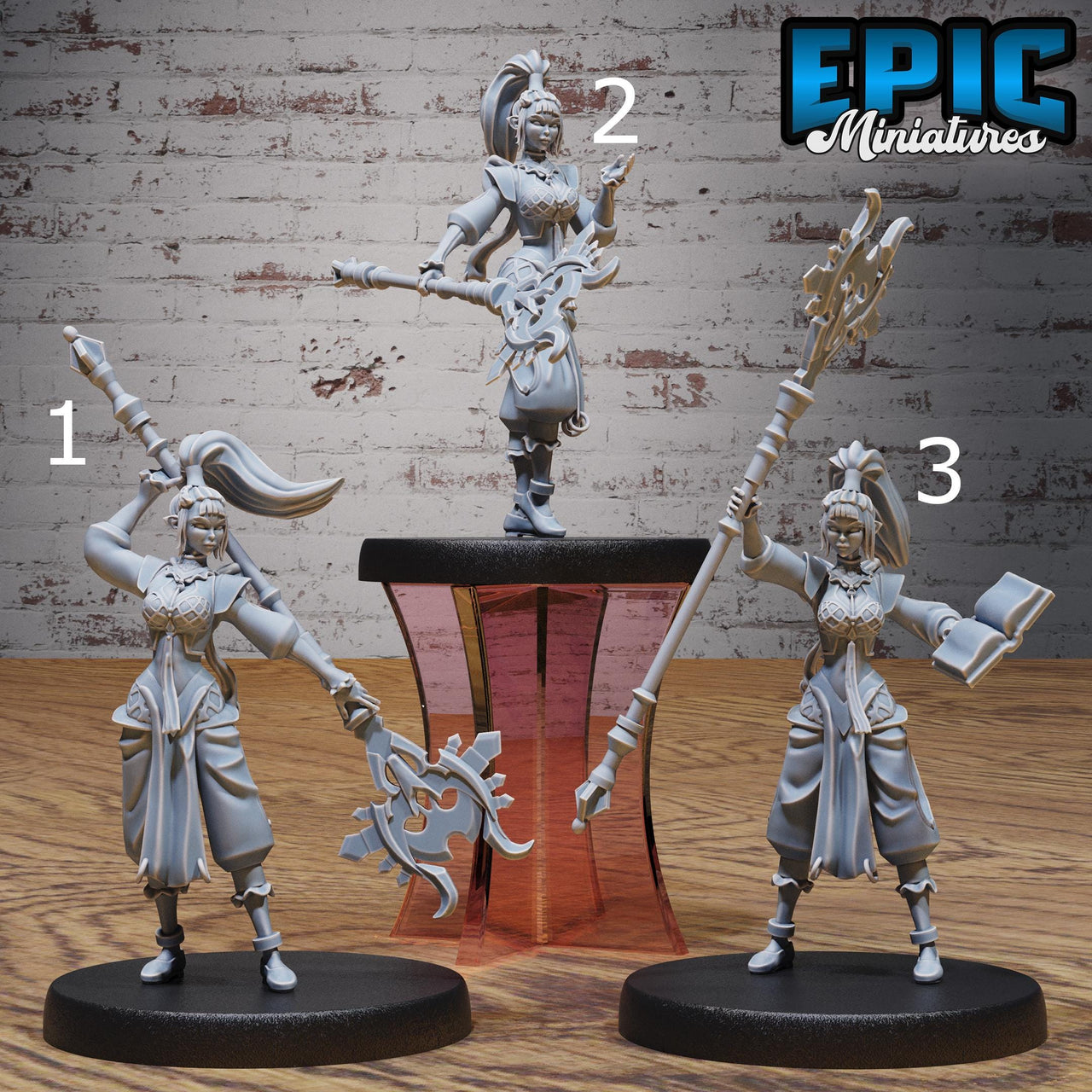 Elf Sorceress - Epic Miniatures | 28mm and 32mm | Wargaming | DnD | Tabletop Roleplaying