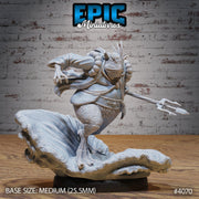 Marid Classic - Epic Miniatures | Elemental Lands | 28mm | 32mm | Frog Man | Elemental | Genie