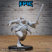 Marid Classic - Epic Miniatures | Elemental Lands | 28mm | 32mm | Frog Man | Elemental | Genie