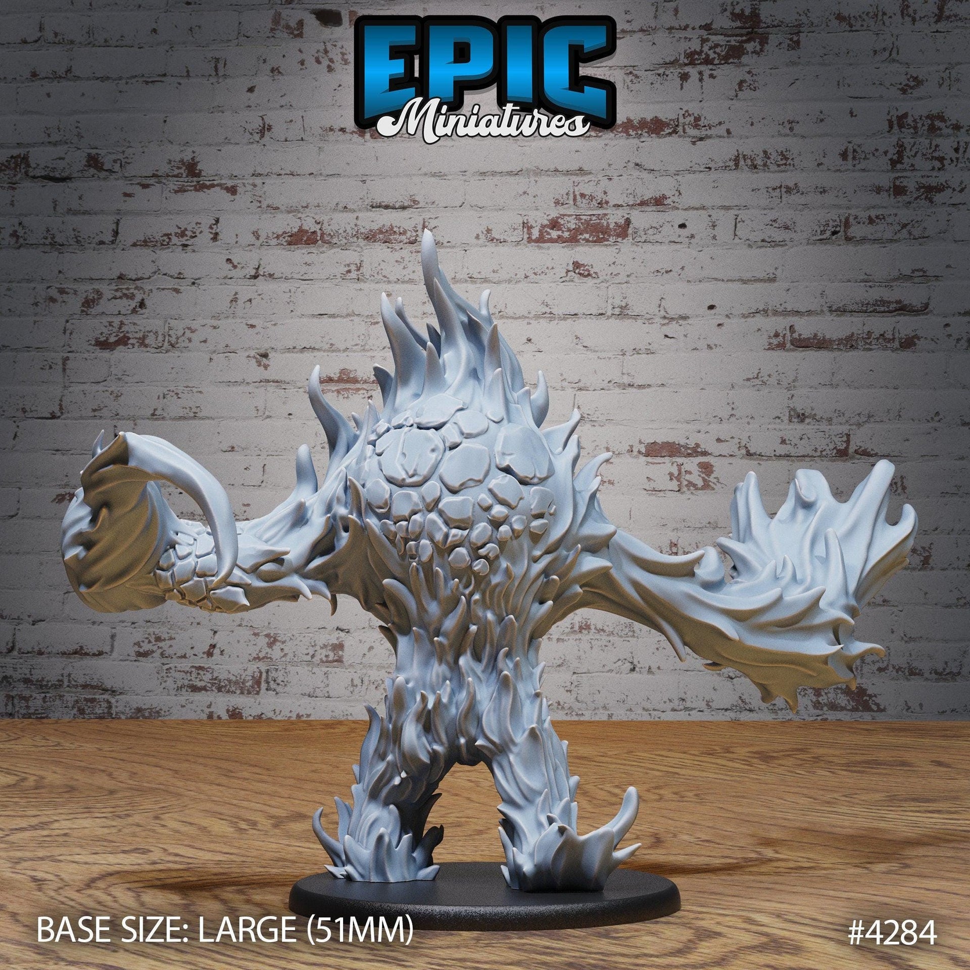 Fire Elemental - Epic Miniatures | Infernal Assault | 28mm | 32mm | Devil | Lava | Magma