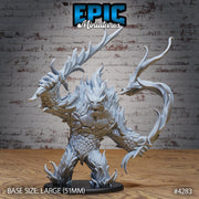 Fire Elemental - Epic Miniatures | Infernal Assault | 28mm | 32mm | Devil | Lava | Magma