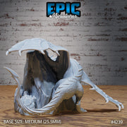 Black Wyrmling- Epic Miniatures | City Sewers | 28mm | 32mm | Baby | Dragon