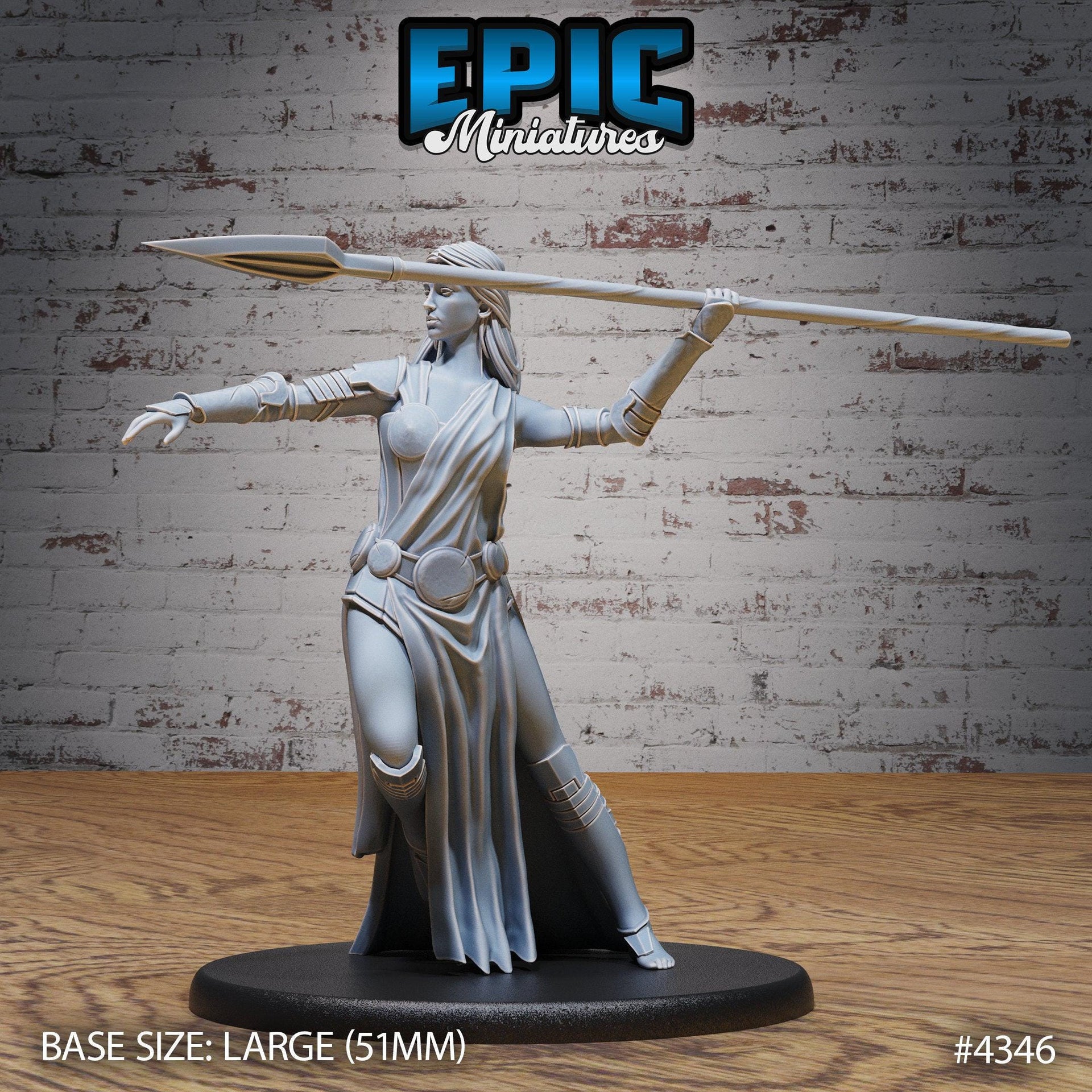 Goddess Athena Avatar - Epic Miniatures | Olympian Legends | 28mm | 32mm | Greek | Fighter | Paladin | Guard | Diety