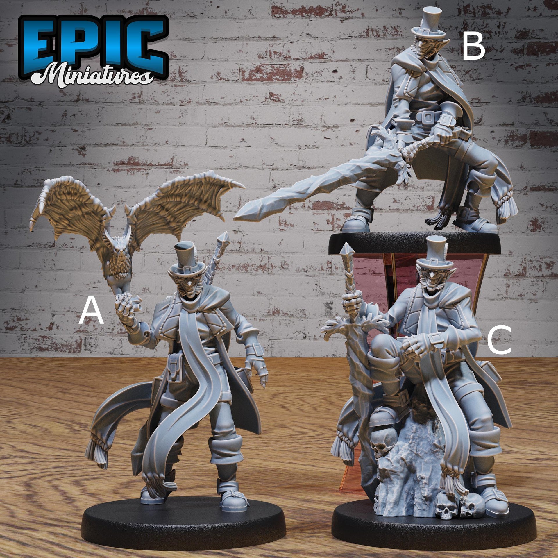 Troll Vampire Lord - Epic Miniatures | Vampire Invasion | 28mm | 32mm | Hunter | Swordsman