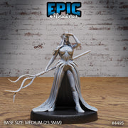 Dark Elf Domina - Epic Miniatures | Deep Dark Caves | 28mm | 32mm | Warlock | Ranger | Archer