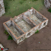 Black Rock Barracks. King and Country, 15mm, 28mm, 32mm - Printable Scenery | 28mm and 32mm | Wargaming | DnD | Tabletop Roleplaying