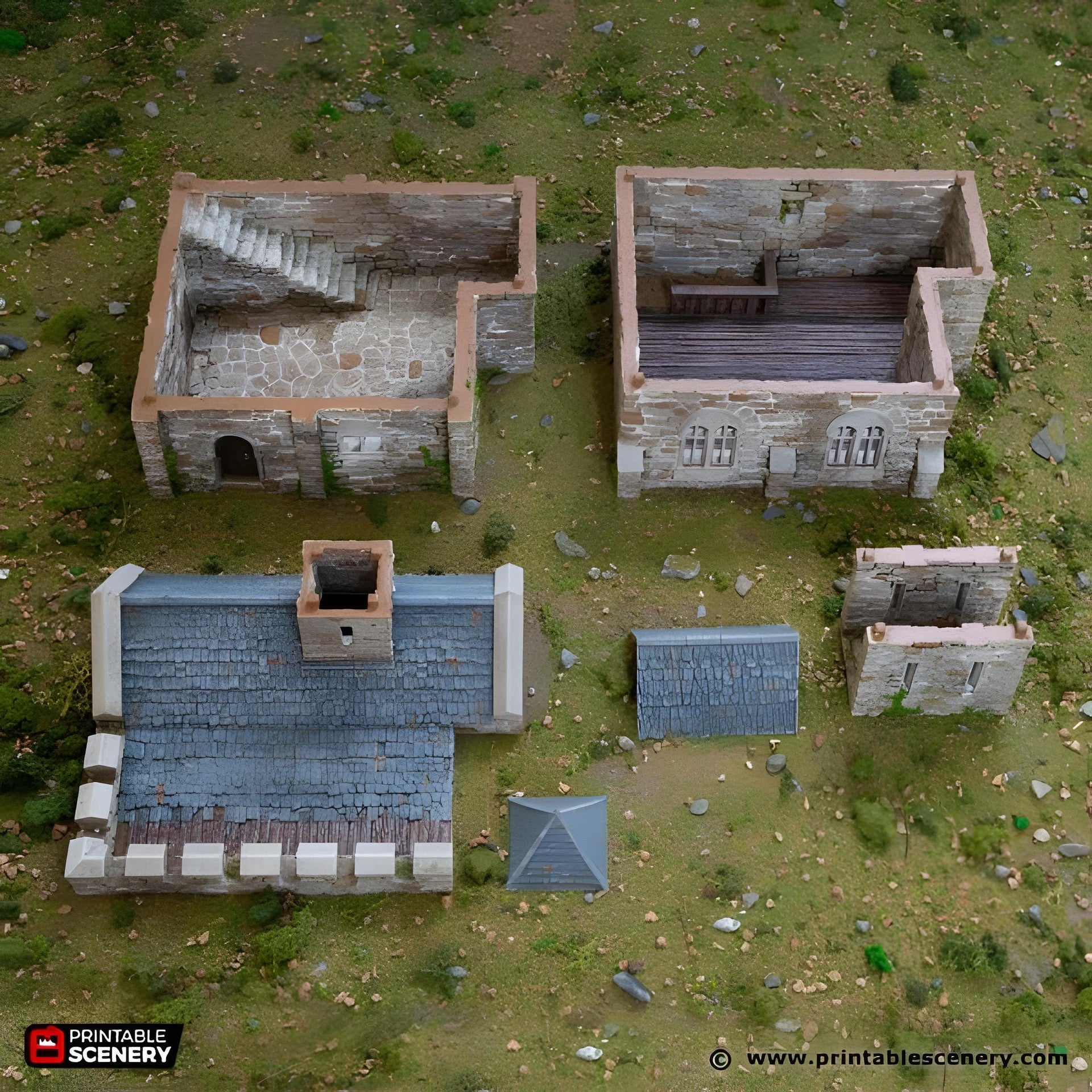 Norman Stone Keep. King and Country, 15mm, 28mm, 32mm - Printable Scenery | 28mm and 32mm | Wargaming | DnD | Tabletop Roleplaying
